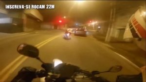 Погоня полиции ДПС за мотоциклом / Американский беспредел