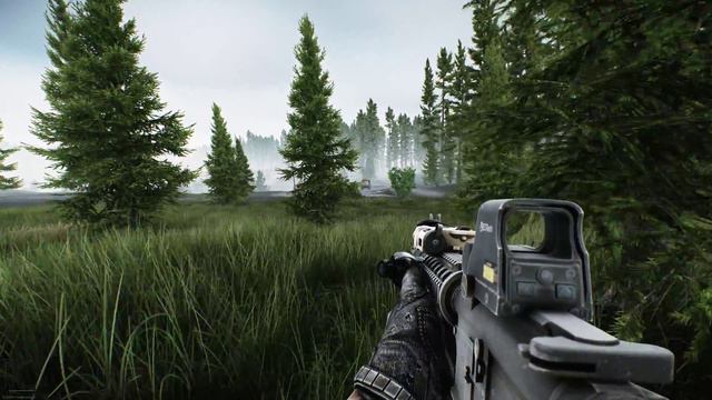 Escape From Tarkov. The Forest in 4K. Maximum Settings смотреть онлайн