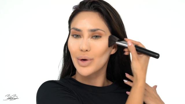 HOW TO HIGHLIGHT AND CONTOUR FOR BEGINNERS | BrittanyBearMakeup смотреть онлайн