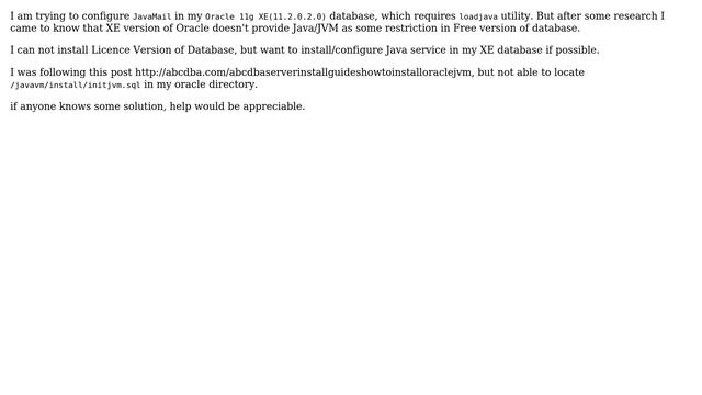 Databases: Install JVM for Oracle 11g XE (2 Solutions!!) смотреть онлайн