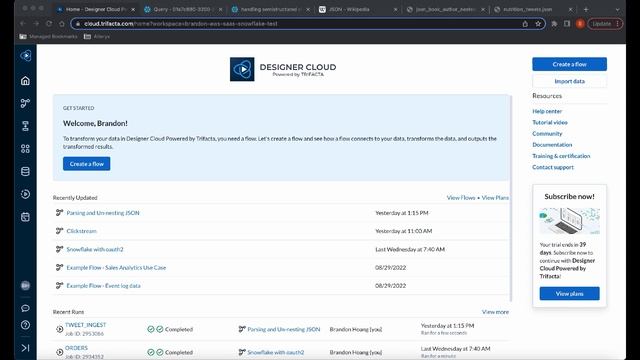 Alteryx Designer Cloud and Snowflake - Working with JSON and Pushdown Optimizations смотреть онлайн