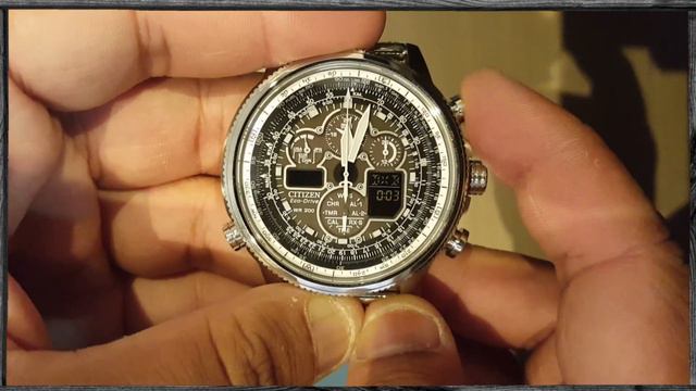 How to set Analog and Digital Dual Time Citizen Radio Controlled Navihawk Skyhawk (Caliber U68*) смотреть онлайн