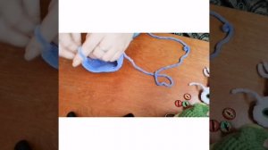 Мк дракон крючком из плюшевой пряжи. Часть 1-голова, тело.