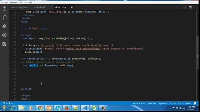 Geocoding with Leaflet смотреть онлайн