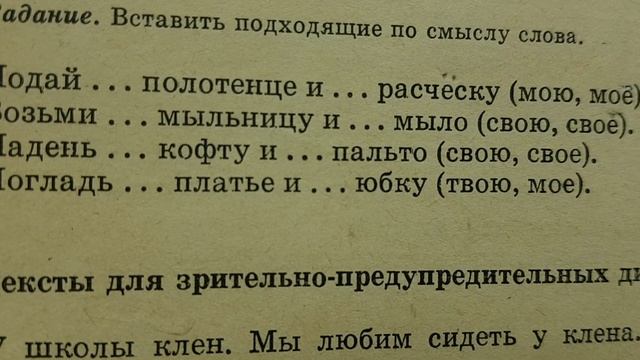 Грамматика. Упражнение: «Мой, моя, моё», «Твой, твоя, твоё". Логопед смотреть онлайн