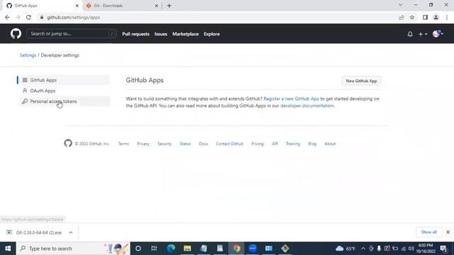 Add GitHub Personal Access Token to Windows смотреть онлайн