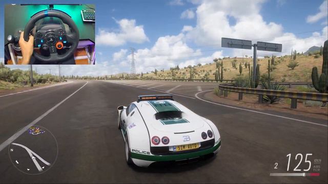 Rebuilding Bugatti Dubai Police Car - Forza Horizon 5 - Logitech G29 Gameplay смотреть онлайн