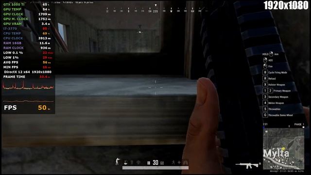 Pubg GTX 1050 ti - i7 3770 - 720p, 900p,1080p, 1440p, 4K смотреть онлайн