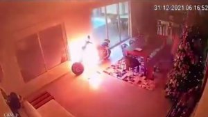 Компиляция взрыва батареи электромобиль литиевая батарея lifepo велосипед загорелся тесла