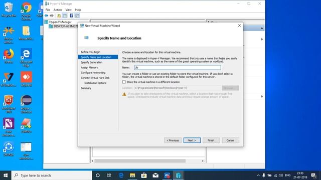 Hyper V Ubuntu Installation Windows 10 Video #1 смотреть онлайн