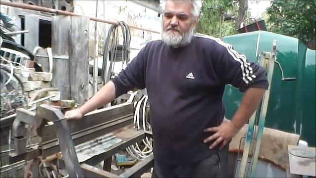 Самодельный листогибочный станок. (sheet metal bender, press brake) смотреть онлайн