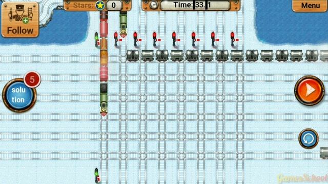Rail Maze 2 Long Train Gameplay - Train Puzzle Game - Android Gameplay #1924 смотреть онлайн