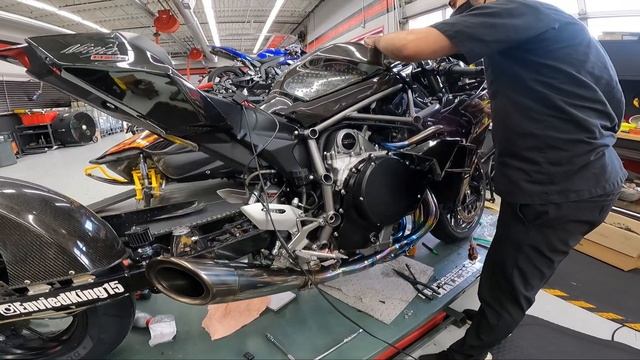 Kawasaki Ninja H2 Engine Rebuild Part:2 | First Startup and Transmission Install
