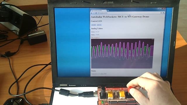 Real-time Charting with HTML5, Arduino and Autobahn WebSockets смотреть онлайн