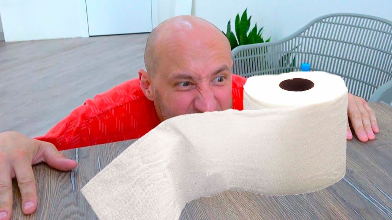 ТУАЛЕТНАЯ БУМАГА-ЧЕЛЛЕНДЖ. смотреть онлайн