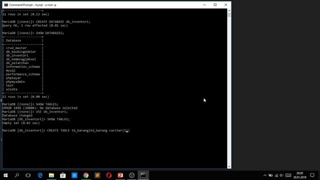 Database MySQL - 2 Data Definition Language (CREATE, ALTER, DROP) смотреть онлайн