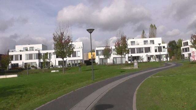 Новый микрорайон, очень красиво. Неймеген, Nijmegen. Нидерланды (Netherlands).