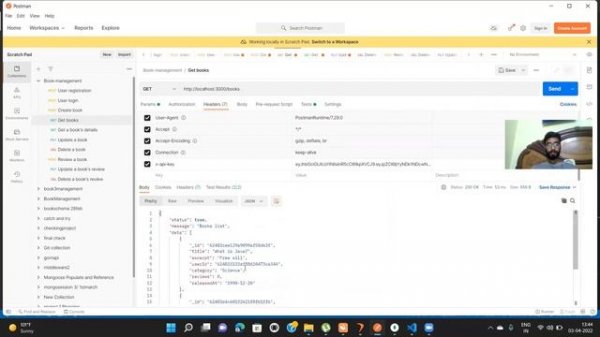 [ Javascript ] Book Management with Javascript - Code | Postman