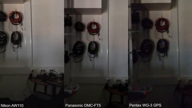 Nikon AW110 vs Panasonic FT5 VS Pentax WG-3 GPS ISO смотреть онлайн