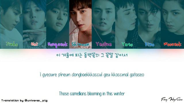 PENTAGON (펜타곤) - 동백꽃 (Camellia) (Color Coded Han|Rom|Eng Lyrics/가사) смотреть онлайн