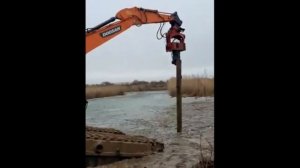 Вибропогружатель для экскаватора Doosan