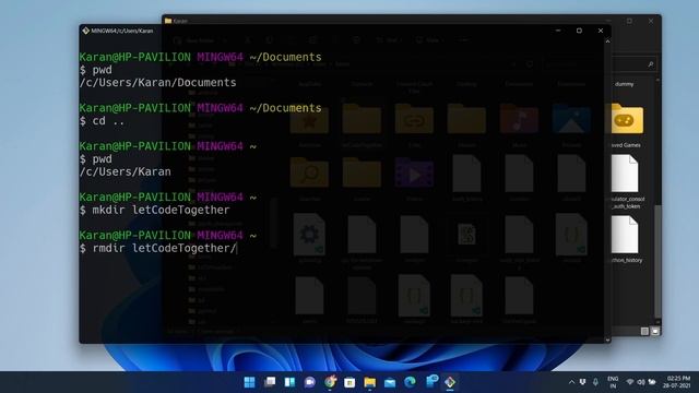 GitBash Commands for Beginners?? + ? NOTES | Download & Setup| Karan Dhingra| #commands #linux #git смотреть онлайн
