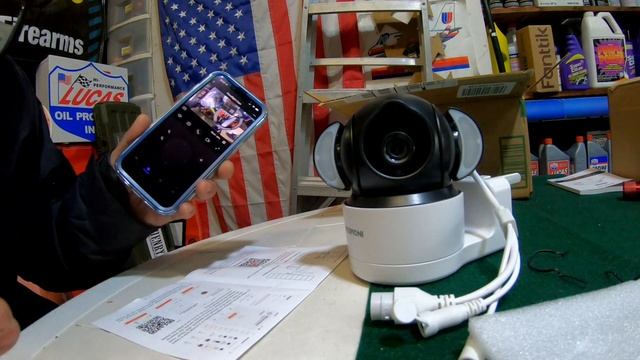 INQMEGA TUYA OUTDOOR SECURITY WIFI MOTION DETECTION FLOODLIGHT VIDEO 360° PAN CAMERA UNBOXING REVIE смотреть онлайн