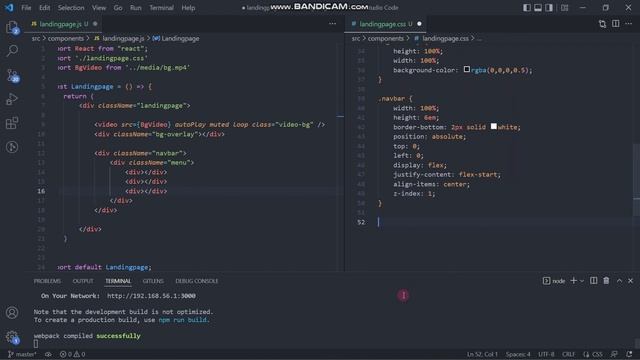 React Video Background Landing Page [2022] смотреть онлайн