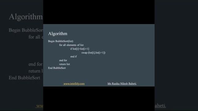 Implement Bubble Sort in Array смотреть онлайн