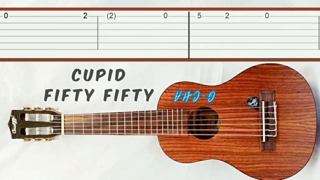 Cupid Fifty-Fifty Slow Easy Melody Fingerpicking Guitar Tabs Tutorial смотреть онлайн