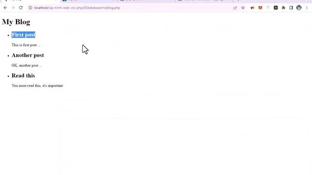 Lập trình Web với PHP - Giới thiệu mySQL và phpMyAdmin смотреть онлайн