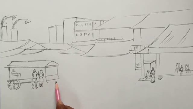 how to draw city market смотреть онлайн