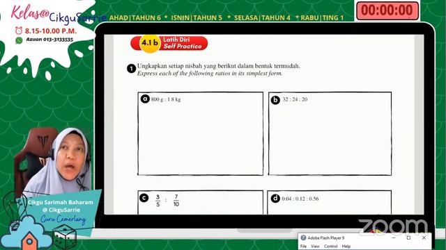 Kelas@CikguSarrie | 2022 | Form 1 | Bab 4 | Nisbah, Kadar dan Kadaran смотреть онлайн