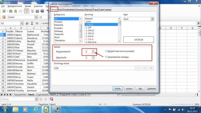 LibreOffice Calc - 10 Arvud ja kuupäevad 1 смотреть онлайн