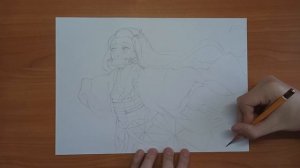 Как нарисовать Незуко | Рисунок Незуко из аниме Клинок рассекающий демонов