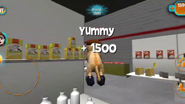 Зачем кот стал громить в Магазине?!.Симулятор кота,кошки.