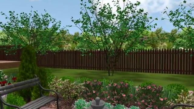 клумба с фонтаном 2 смотреть онлайн