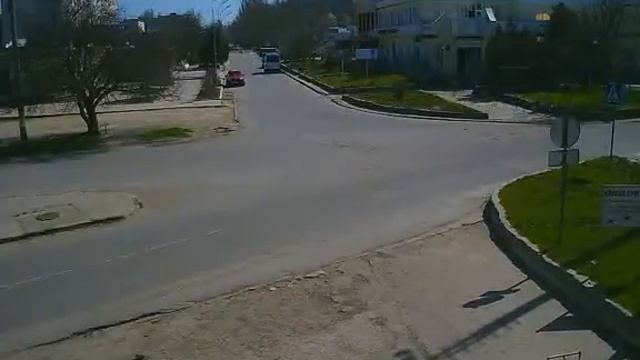 Перекрёсток в Щёлкино, 25.03.2014 - time-lapse с камеры 2 смотреть онлайн