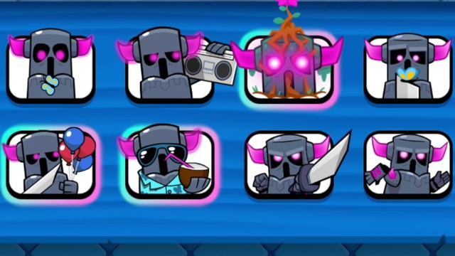 All Pekka Emotes In Clash Royale #clashofclans #clashroyale #emote