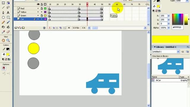 How to do Traffic Signal Program in Flash | Flash Tutorials смотреть онлайн