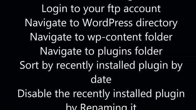 White Screen of Death (WSoD) in WordPress смотреть онлайн