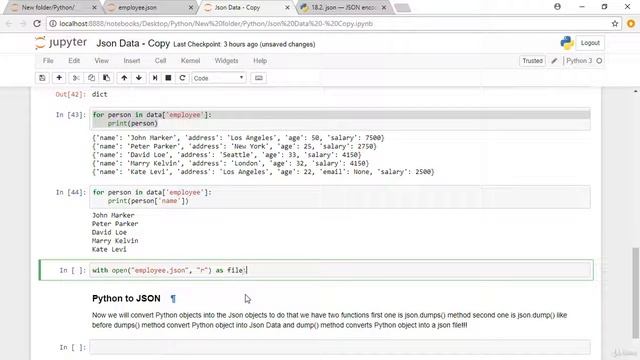 lesson39. Working With Json Data смотреть онлайн