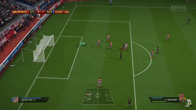 FIFA 14 - Atlético de Madrid x Barcelona - Modo Carreira [PS4 - PT/BR] смотреть онлайн