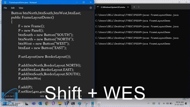 Java AWT - 2 (Frame, Panel, Label, TextField and Button) смотреть онлайн