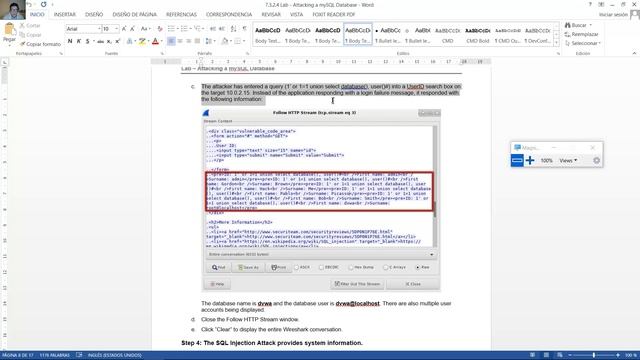7.3.2.4 Lab - Attacking a mySQL Database смотреть онлайн