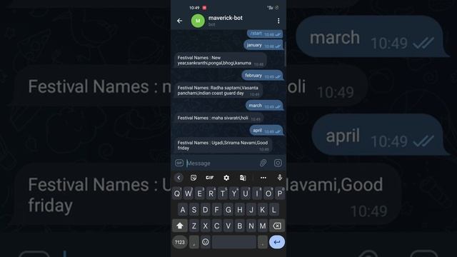 festival chat bot using node js смотреть онлайн