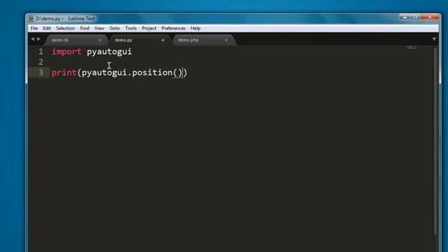 Python Pyautogui Get Mouse Position смотреть онлайн