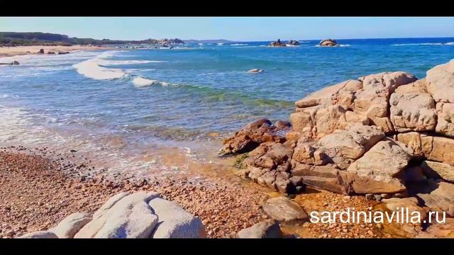 Пляжи Сардинии -- северное побережье, Альенту, пляж Riu di Li Saldi смотреть онлайн