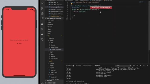 Flutter Full Project | Flutter Blog - Ep. 3 - Logging in, Home Screen, Bottom Sheet смотреть онлайн