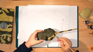 Раскрашиваю модель танка АРМАТА Т-14